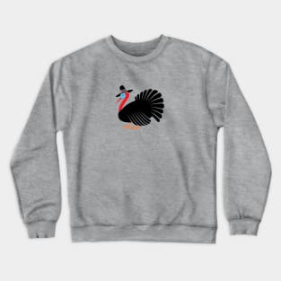 Thanksgiving Turkey With Pilgrim Hat Crewneck Sweatshirt